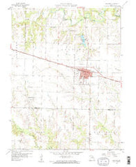 Shelbina Missouri Historical topographic map, 1:24000 scale, 7.5 X 7.5 Minute, Year 1959