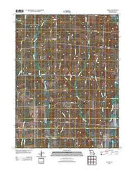 Shelby Missouri Historical topographic map, 1:24000 scale, 7.5 X 7.5 Minute, Year 2012