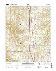 Sheldon Missouri Current topographic map, 1:24000 scale, 7.5 X 7.5 Minute, Year 2015