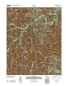 Shell Knob Missouri Historical topographic map, 1:24000 scale, 7.5 X 7.5 Minute, Year 2012