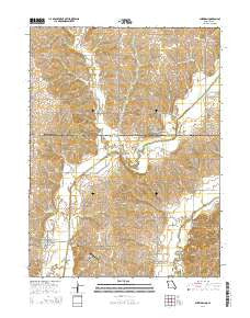 Sheridan Missouri Current topographic map, 1:24000 scale, 7.5 X 7.5 Minute, Year 2014