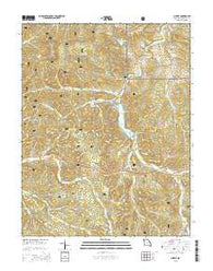 Shirley Missouri Current topographic map, 1:24000 scale, 7.5 X 7.5 Minute, Year 2015