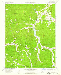 Shirley Missouri Historical topographic map, 1:24000 scale, 7.5 X 7.5 Minute, Year 1958