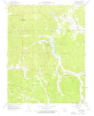 Shirley Missouri Historical topographic map, 1:24000 scale, 7.5 X 7.5 Minute, Year 1958