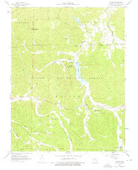 Shirley Missouri Historical topographic map, 1:24000 scale, 7.5 X 7.5 Minute, Year 1958