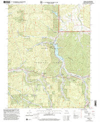 Shirley Missouri Historical topographic map, 1:24000 scale, 7.5 X 7.5 Minute, Year 1999