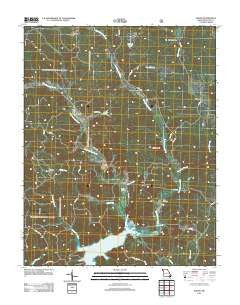 Shook Missouri Historical topographic map, 1:24000 scale, 7.5 X 7.5 Minute, Year 2011