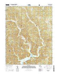 Shook Missouri Current topographic map, 1:24000 scale, 7.5 X 7.5 Minute, Year 2015