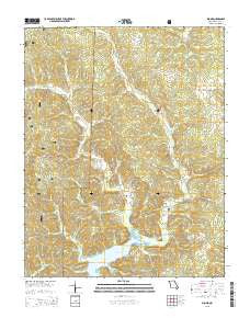 Shook Missouri Current topographic map, 1:24000 scale, 7.5 X 7.5 Minute, Year 2015