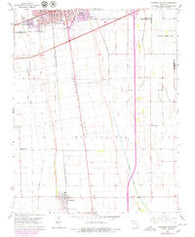Sikeston South Missouri Historical topographic map, 1:24000 scale, 7.5 X 7.5 Minute, Year 1963
