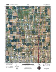 Sikeston North Missouri Historical topographic map, 1:24000 scale, 7.5 X 7.5 Minute, Year 2012