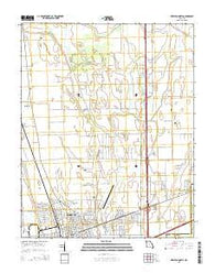 Sikeston North Missouri Current topographic map, 1:24000 scale, 7.5 X 7.5 Minute, Year 2015