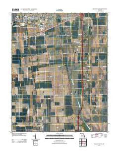 Sikeston South Missouri Historical topographic map, 1:24000 scale, 7.5 X 7.5 Minute, Year 2012