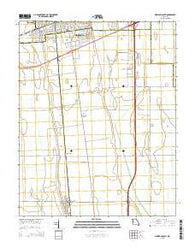 Sikeston South Missouri Current topographic map, 1:24000 scale, 7.5 X 7.5 Minute, Year 2015