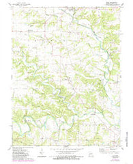 Silex Missouri Historical topographic map, 1:24000 scale, 7.5 X 7.5 Minute, Year 1975