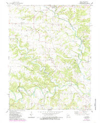 Silex Missouri Historical topographic map, 1:24000 scale, 7.5 X 7.5 Minute, Year 1975