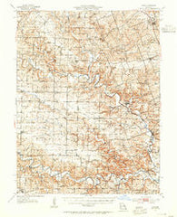 Silex Missouri Historical topographic map, 1:62500 scale, 15 X 15 Minute, Year 1937