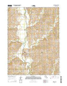 Skidmore Missouri Current topographic map, 1:24000 scale, 7.5 X 7.5 Minute, Year 2014