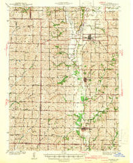Skidmore Missouri Historical topographic map, 1:62500 scale, 15 X 15 Minute, Year 1942