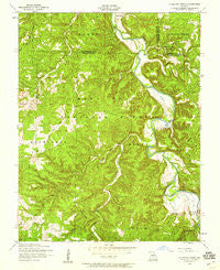 Slabtown Spring Missouri Historical topographic map, 1:24000 scale, 7.5 X 7.5 Minute, Year 1954