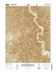 Slabtown Spring Missouri Current topographic map, 1:24000 scale, 7.5 X 7.5 Minute, Year 2015