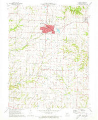 Slater Missouri Historical topographic map, 1:24000 scale, 7.5 X 7.5 Minute, Year 1971
