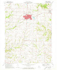 Slater Missouri Historical topographic map, 1:24000 scale, 7.5 X 7.5 Minute, Year 1971