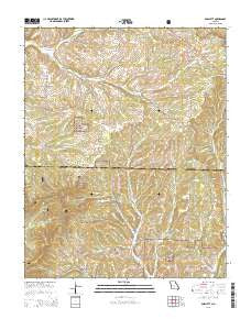 Smallett Missouri Current topographic map, 1:24000 scale, 7.5 X 7.5 Minute, Year 2015