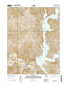 Smithville Missouri Current topographic map, 1:24000 scale, 7.5 X 7.5 Minute, Year 2015