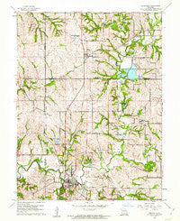Smithville Missouri Historical topographic map, 1:24000 scale, 7.5 X 7.5 Minute, Year 1961
