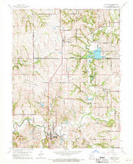 Smithville Missouri Historical topographic map, 1:24000 scale, 7.5 X 7.5 Minute, Year 1961
