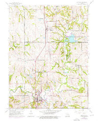 Smithville Missouri Historical topographic map, 1:24000 scale, 7.5 X 7.5 Minute, Year 1961
