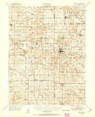 Smithville Missouri Historical topographic map, 1:62500 scale, 15 X 15 Minute, Year 1950