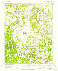 South Greenfield Missouri Historical topographic map, 1:24000 scale, 7.5 X 7.5 Minute, Year 1956