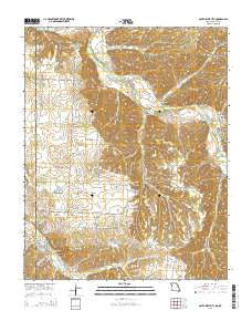 South West City Missouri Current topographic map, 1:24000 scale, 7.5 X 7.5 Minute, Year 2015