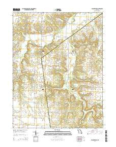Spencerburg Missouri Current topographic map, 1:24000 scale, 7.5 X 7.5 Minute, Year 2014