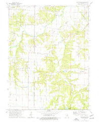 Spencerburg Missouri Historical topographic map, 1:24000 scale, 7.5 X 7.5 Minute, Year 1973
