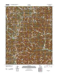 Spokane Missouri Historical topographic map, 1:24000 scale, 7.5 X 7.5 Minute, Year 2012