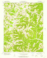 Spokane Missouri Historical topographic map, 1:24000 scale, 7.5 X 7.5 Minute, Year 1956