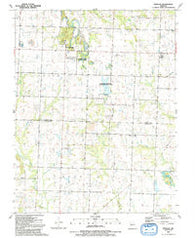 Sprague Missouri Historical topographic map, 1:24000 scale, 7.5 X 7.5 Minute, Year 1991