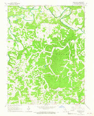 Spring Bluff Missouri Historical topographic map, 1:24000 scale, 7.5 X 7.5 Minute, Year 1966