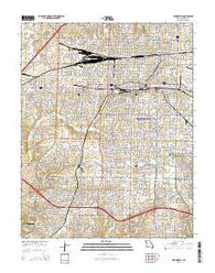 Springfield Missouri Current topographic map, 1:24000 scale, 7.5 X 7.5 Minute, Year 2015