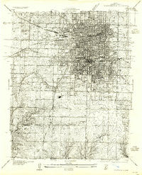 Springfield Missouri Historical topographic map, 1:24000 scale, 7.5 X 7.5 Minute, Year 1935