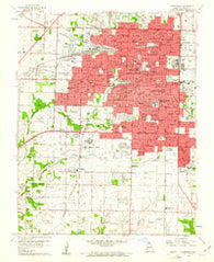 Springfield Missouri Historical topographic map, 1:24000 scale, 7.5 X 7.5 Minute, Year 1960