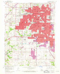 Springfield Missouri Historical topographic map, 1:24000 scale, 7.5 X 7.5 Minute, Year 1960