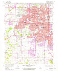 Springfield Missouri Historical topographic map, 1:24000 scale, 7.5 X 7.5 Minute, Year 1960