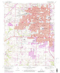 Springfield Missouri Historical topographic map, 1:24000 scale, 7.5 X 7.5 Minute, Year 1960