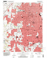 Springfield Missouri Historical topographic map, 1:24000 scale, 7.5 X 7.5 Minute, Year 1996