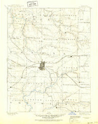 Springfield Missouri Historical topographic map, 1:125000 scale, 30 X 30 Minute, Year 1886