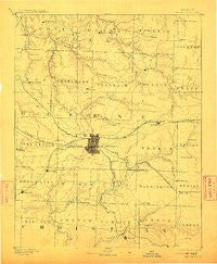 Springfield Missouri Historical topographic map, 1:125000 scale, 30 X 30 Minute, Year 1886